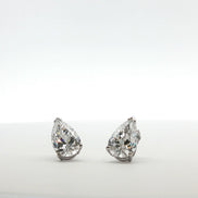 Pear Shaped Diamond Earrings