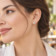 Pear Shaped Diamond Earrings