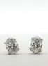 Oval Cut Diamond Earrings
