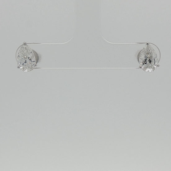 Pear Diamond Earrings