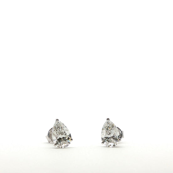 Pear Diamond Earrings