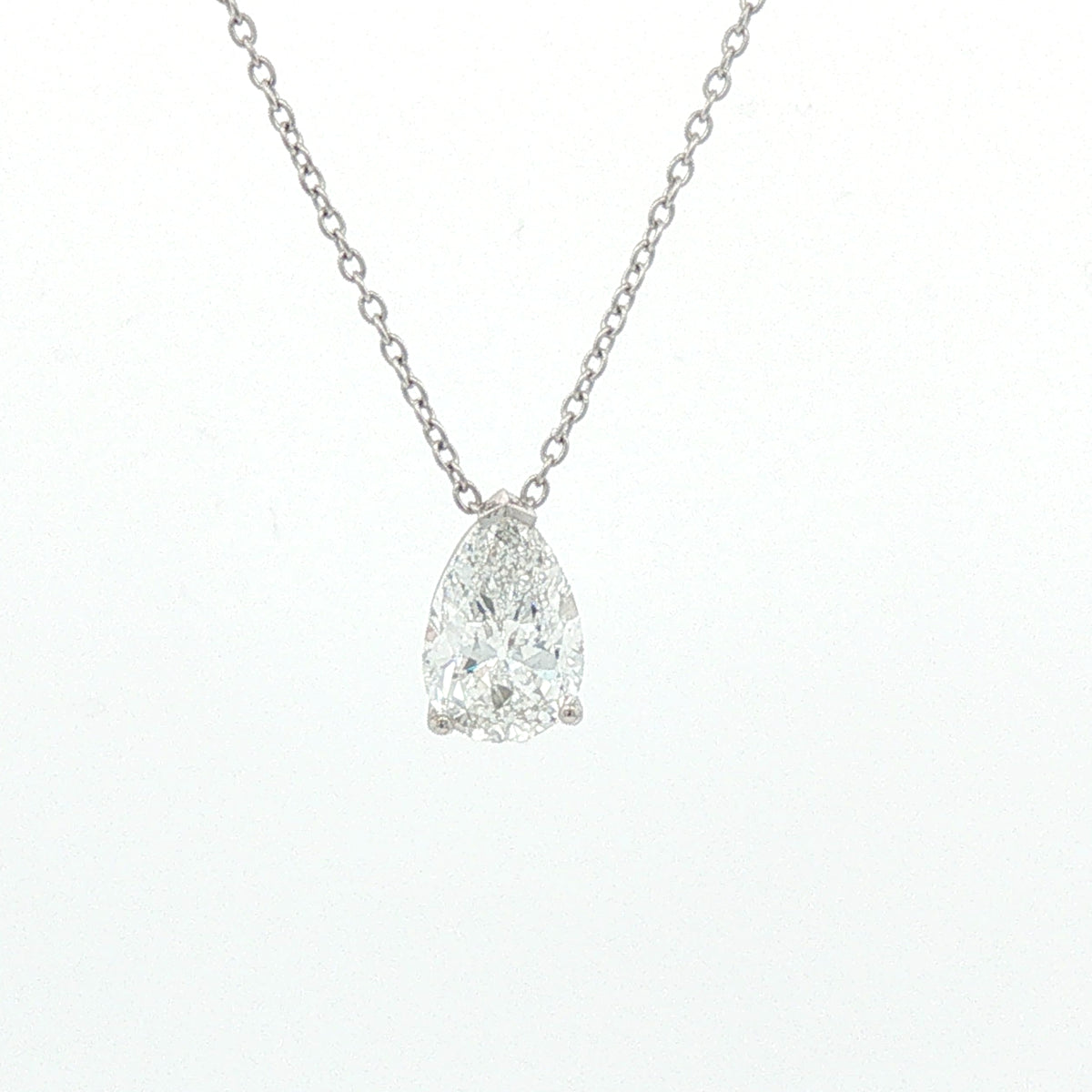 Pear Diamond Pendant