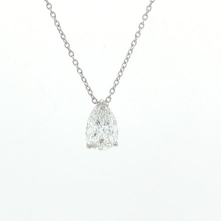 Pear Diamond Pendant