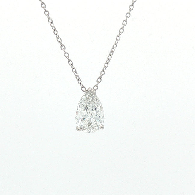 Pear Diamond Pendant