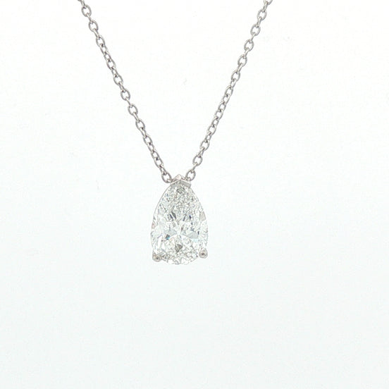 Pear Diamond Pendant